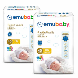 Emubaby Manga Recien Nacido, 80un