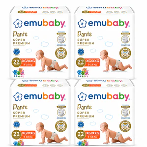 Emubaby Manga Pants Super premium talla XG/XXG, 88un