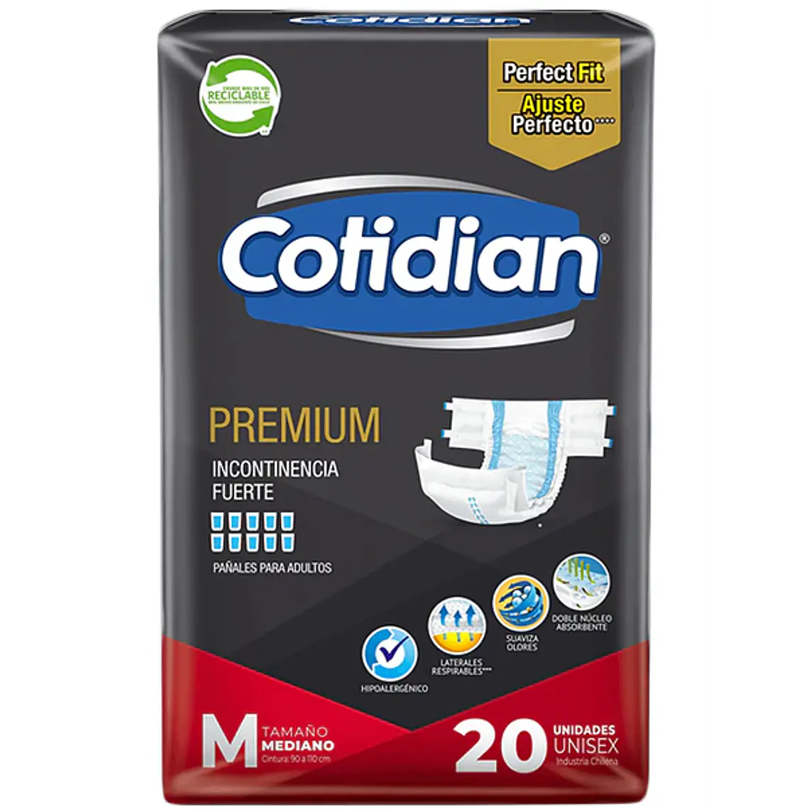 Cotidian Premium talla M, 20un 1