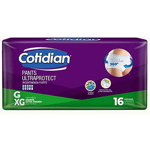 Cotidian Pants ultraprotect talla G/XG, 16un