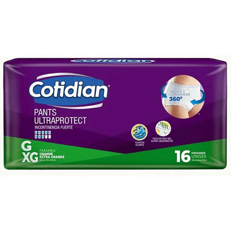 Cotidian Pants ultraprotect talla G/XG, 16un 1