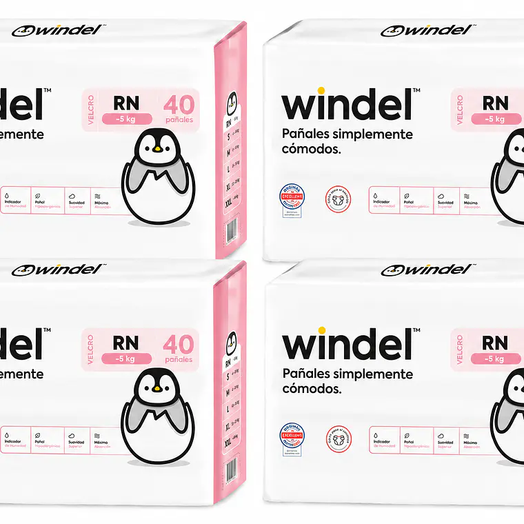 Windel manga talla Recién nacido, 160un 1