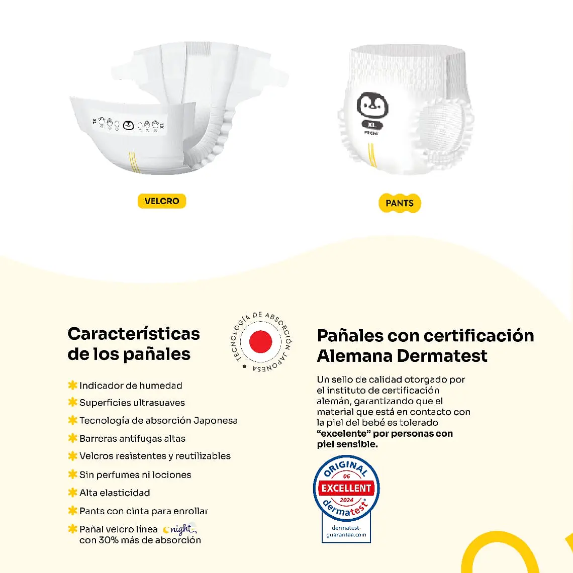 Windel manga talla Recién nacido, 160un 2