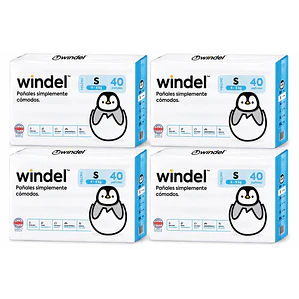 Windel Manga talla S (P), 160un