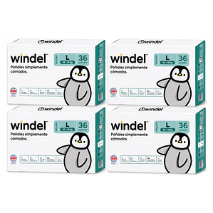 Windel Manga talla L (G), 144un