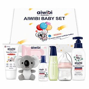 Aiwibi Set de Recién Nacido, Rosa-Celeste