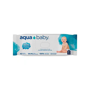 Aqua Baby Toallitas húmedas, 40un