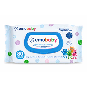 Emubaby Toallitas húmedas Premium, 80un