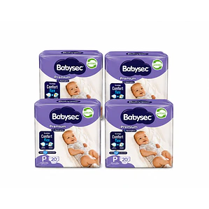 Babysec Premium Manga talla P, 80un