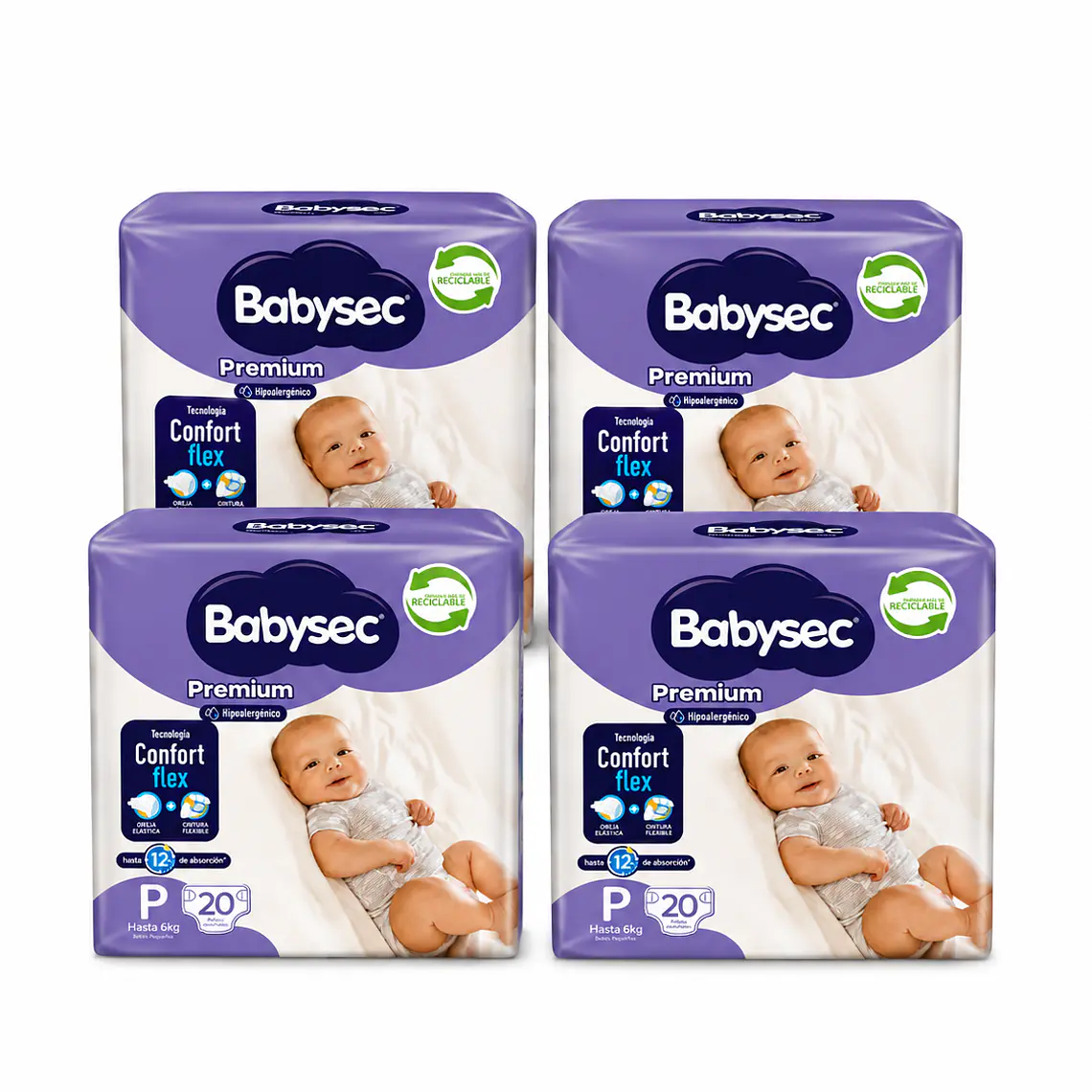 Babysec Premium Manga talla P, 80un 1