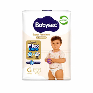 Babysec Súper premium talla G, 18un