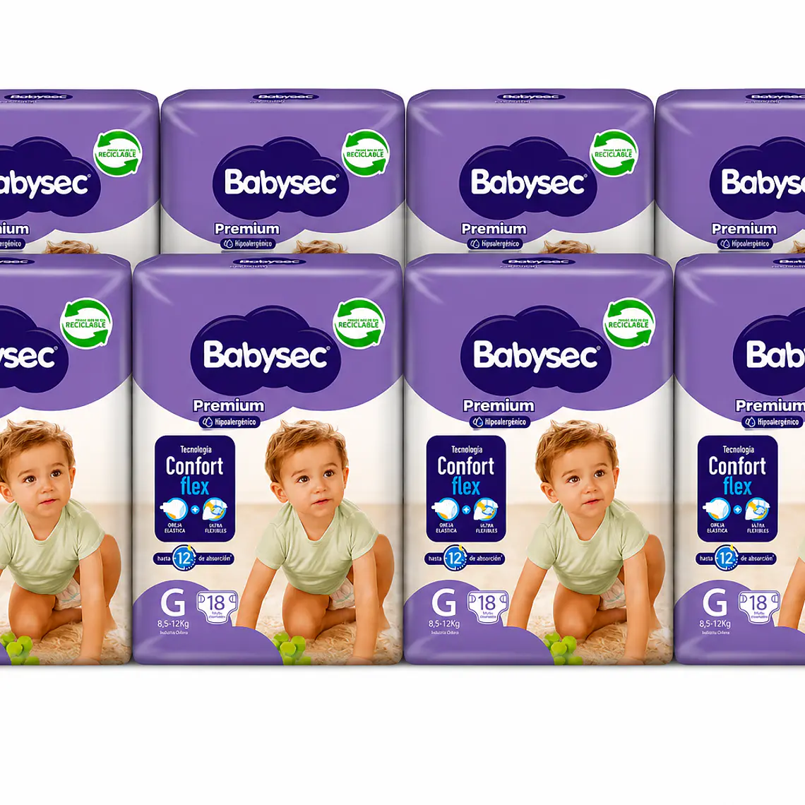 Babysec premium talla G, 114un 1
