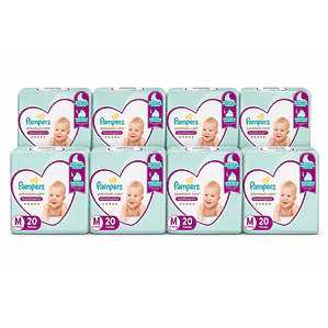 Pampers Manga Premium care talla M, 160un