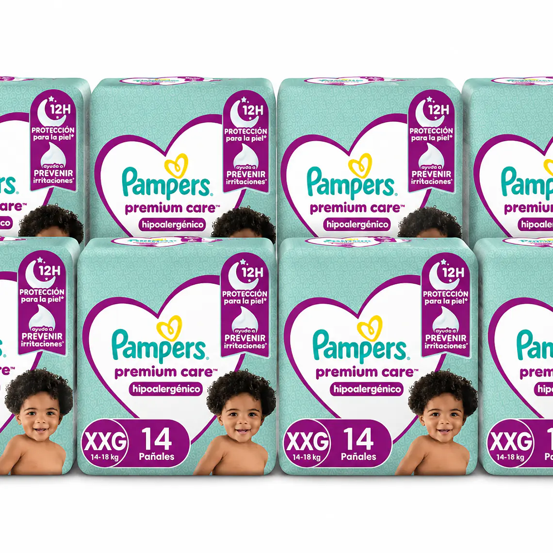 Pampers Manga Premium care talla XXG,  112un 1