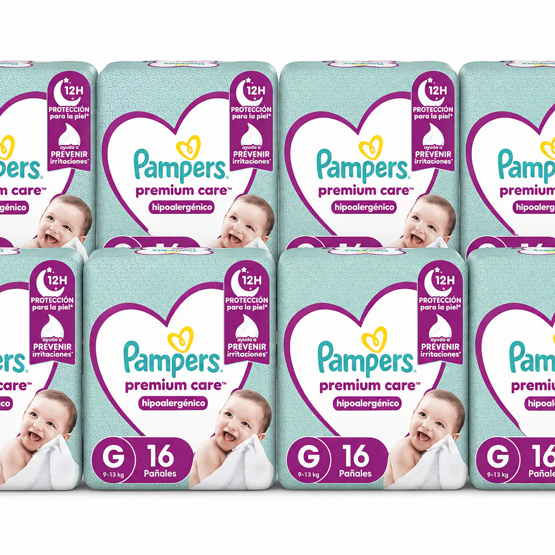 Pampers Manga Premium care talla G, 128un 1