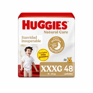 Huggies Natural care Maleta talla XXXG, 48un