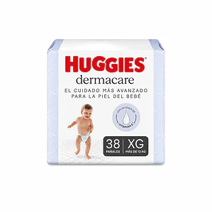 Huggies Dermacare talla XG, 38un