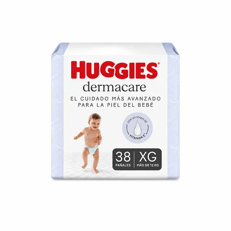 Huggies Dermacare talla XG, 38un 1