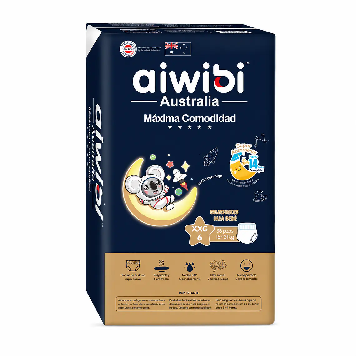 Aiwibi Dulce noche Pants talla XXG, 36un 1
