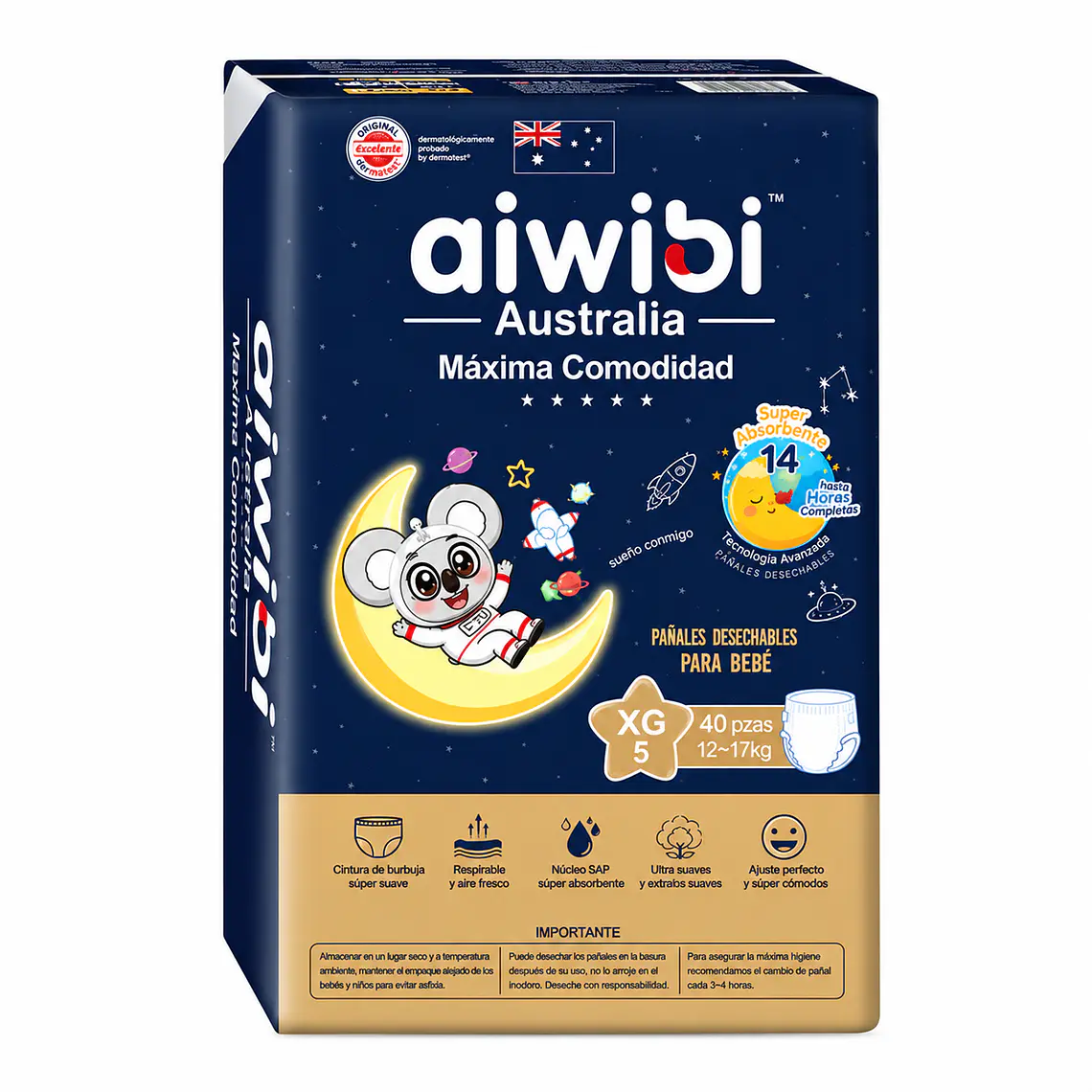 Aiwibi Dulce noche Pants talla XG, 40un 1
