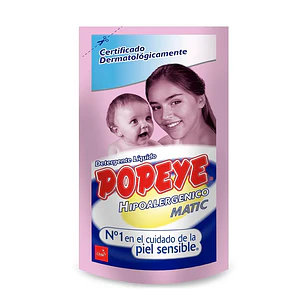 Popeye Detergente liquido hipoalergenico matic, 800ml