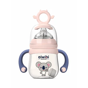 Aiwibi Vaso con Asas Rosada, 180ml
