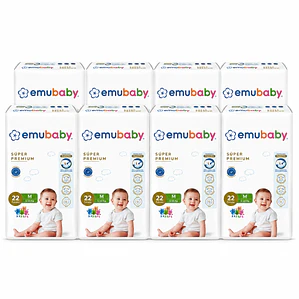 Emubaby Manga Super premium talla M, 176un