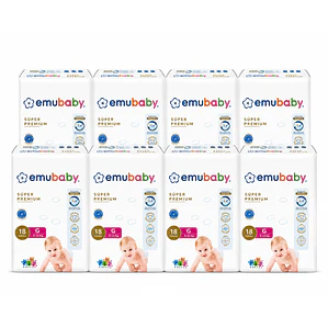 Emubaby Manga Super premium talla G, 144un