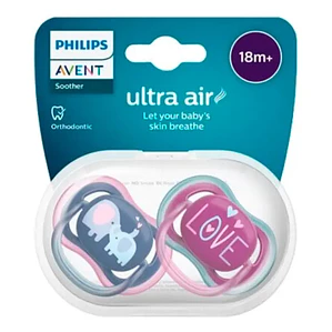 Chupete Philips Avent Ultra air Niña 18+