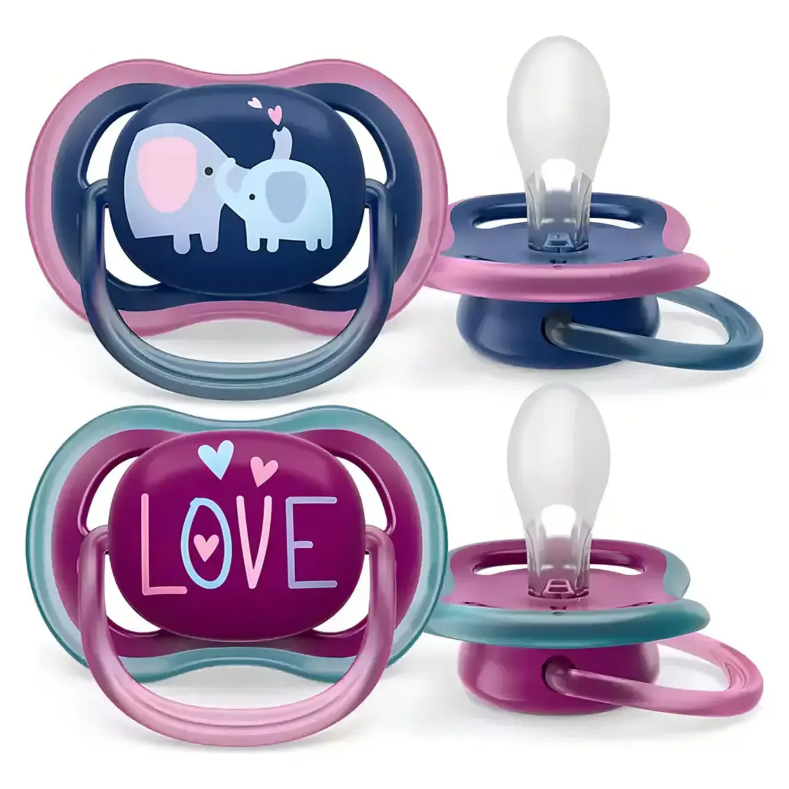 Chupete Philips Avent Ultra air Niña 18+ 2