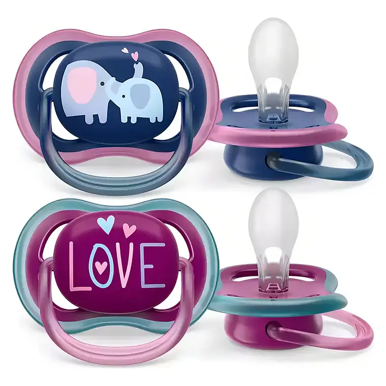 Chupete Philips Avent Ultra air Niña 18+ 2