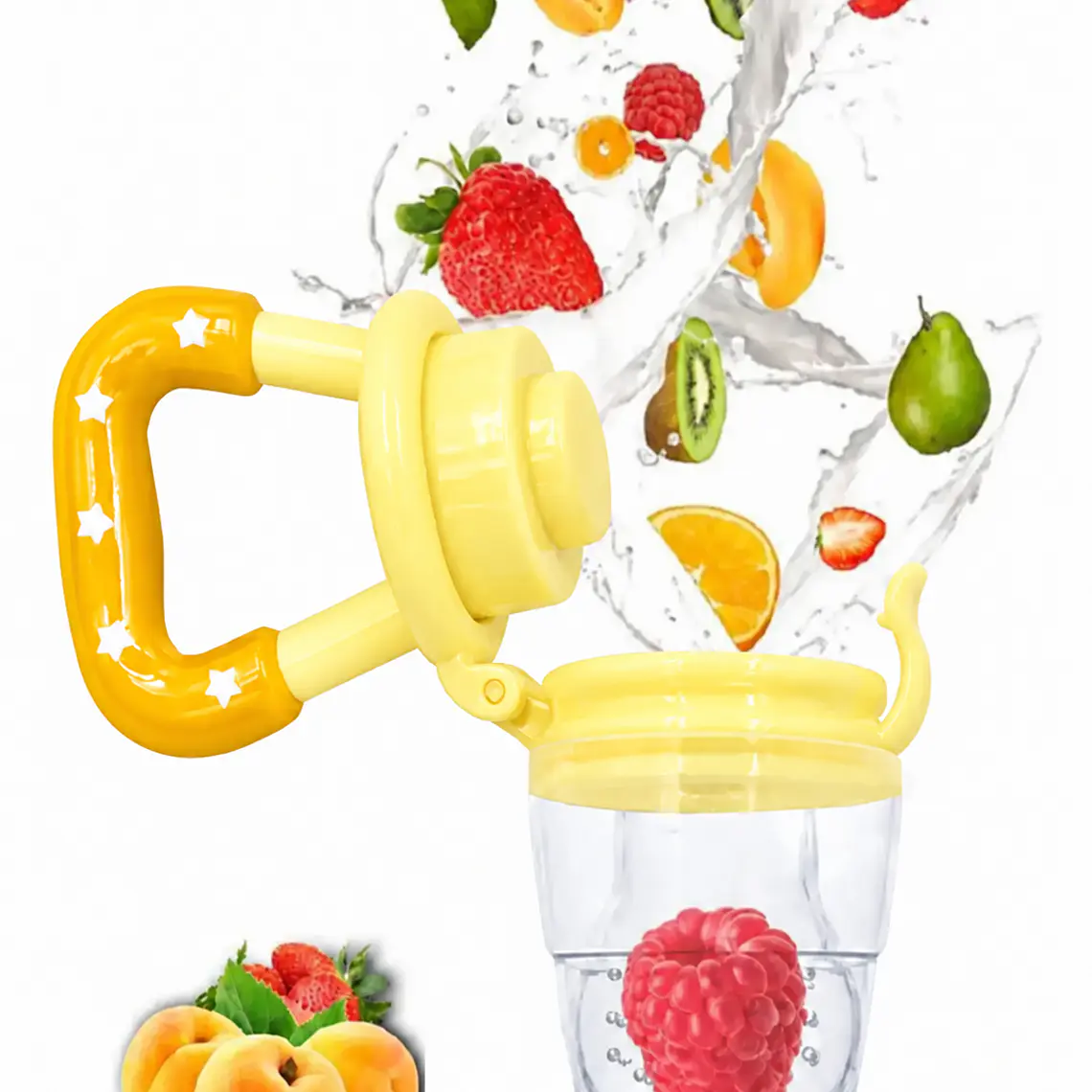 Chupete para fruta S/Repuestos, Amarillo 2