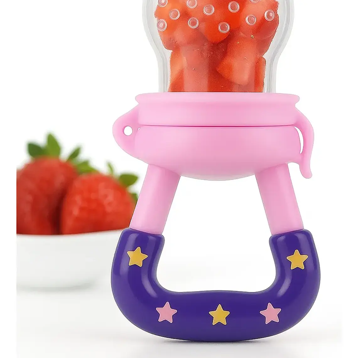 Chupete para fruta S/Repuestos, Rosado 1