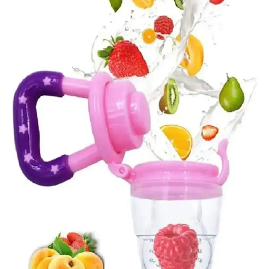 Chupete para fruta S/Repuestos, Rosado 2