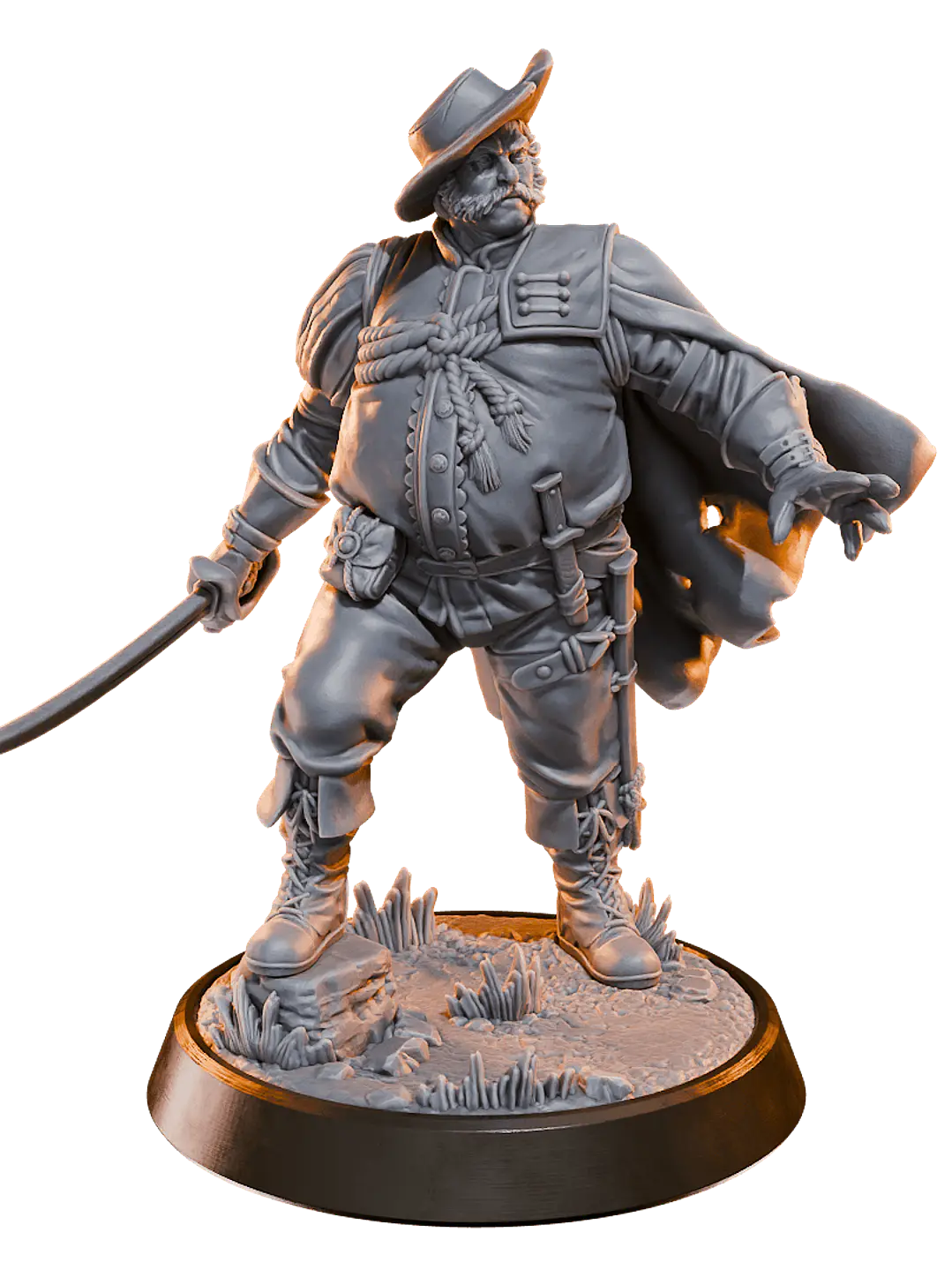 Miniatura 32 mm espadachín medieval 1
