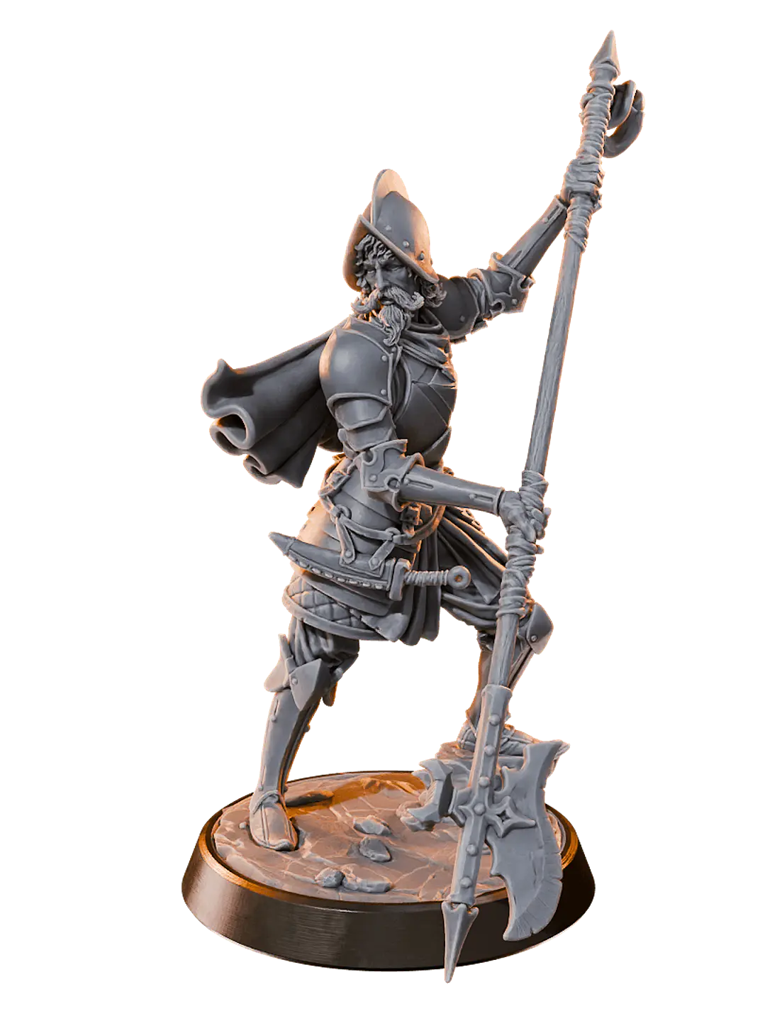 Miniatura 32 mm soldado medieval 1