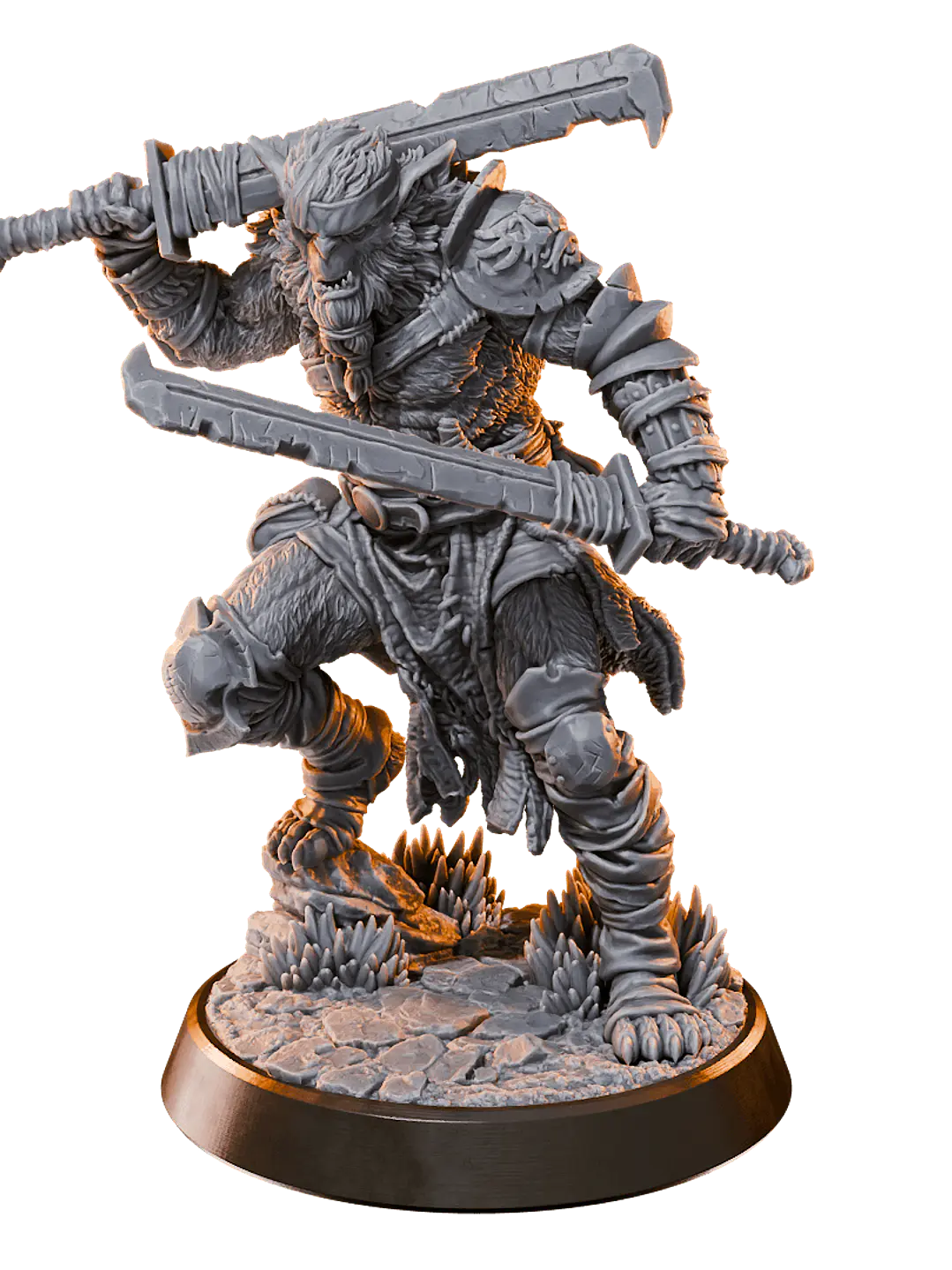 Miniatura 32 mm hombre bestia 1