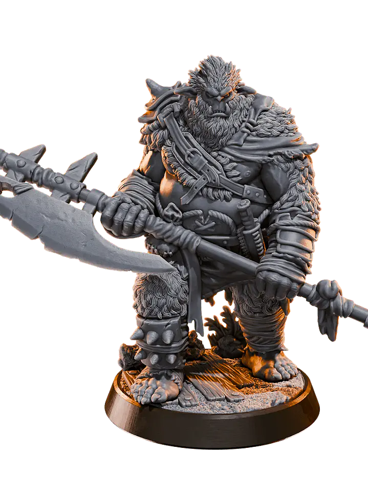 Miniatura 32 mm hombre bestia 1