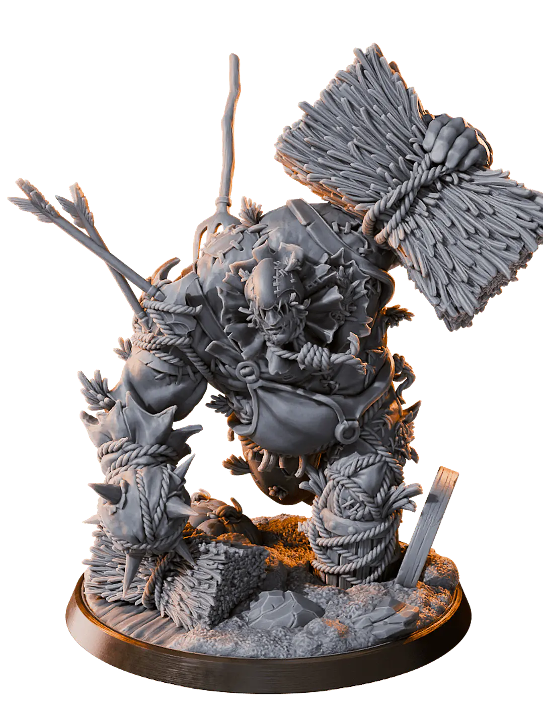 Miniatura espantapájaros 32 mm (base 5 cm diámetro) 1