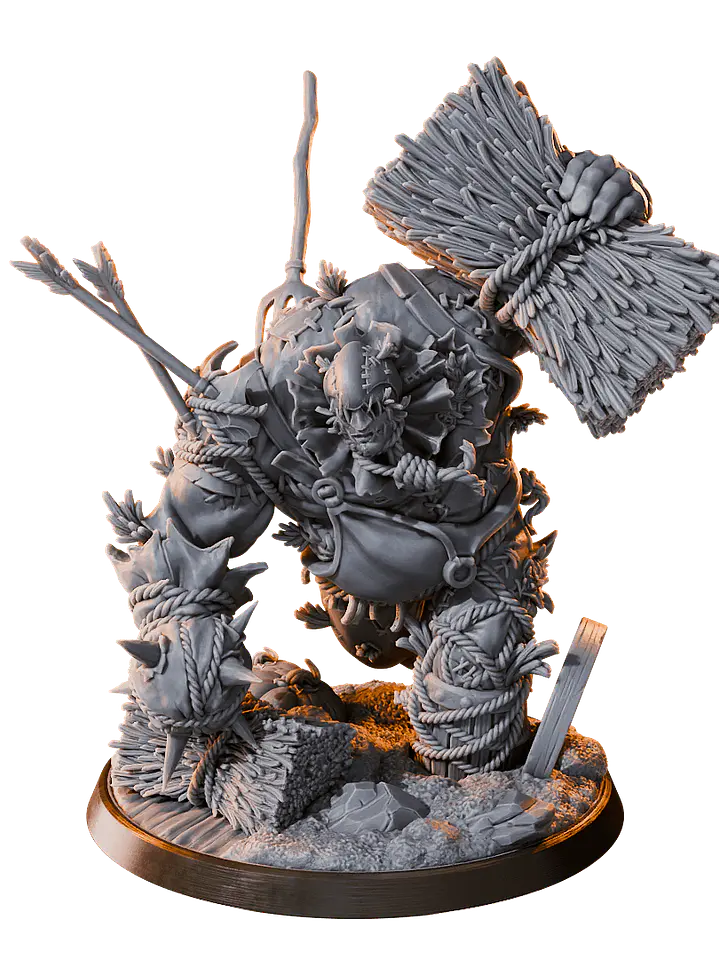 Miniatura espantapájaros 32 mm (base 5 cm diámetro) 1