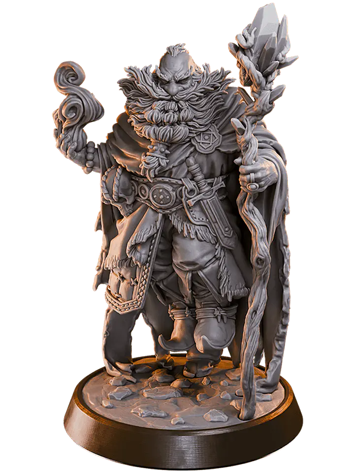 Miniatura 32 mm enano hechicero  1