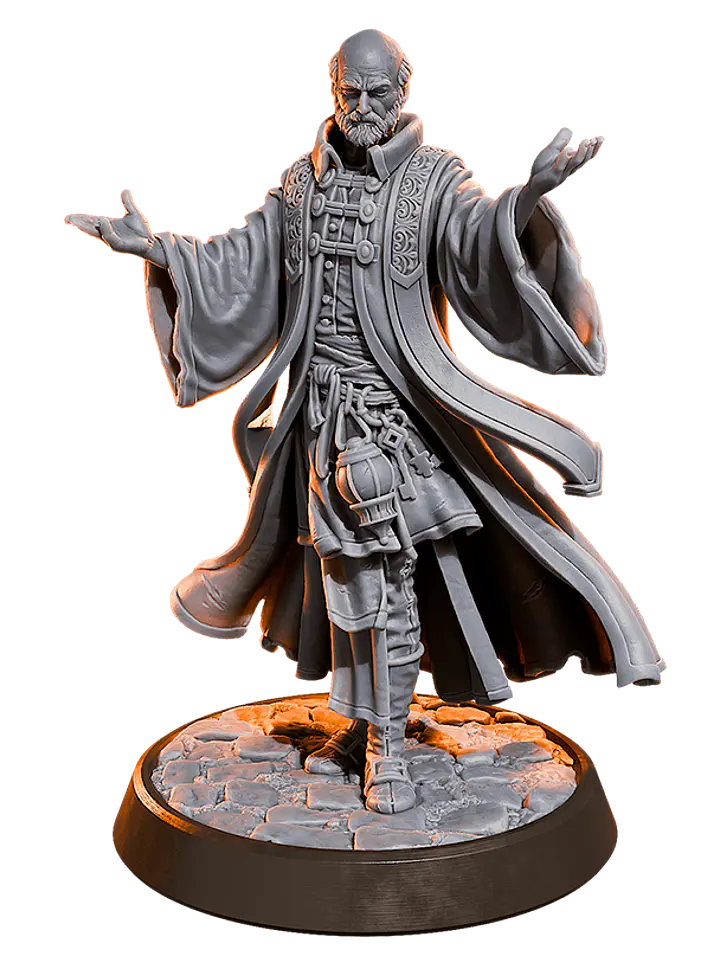 Miniatura 32 mm sacerdote 1