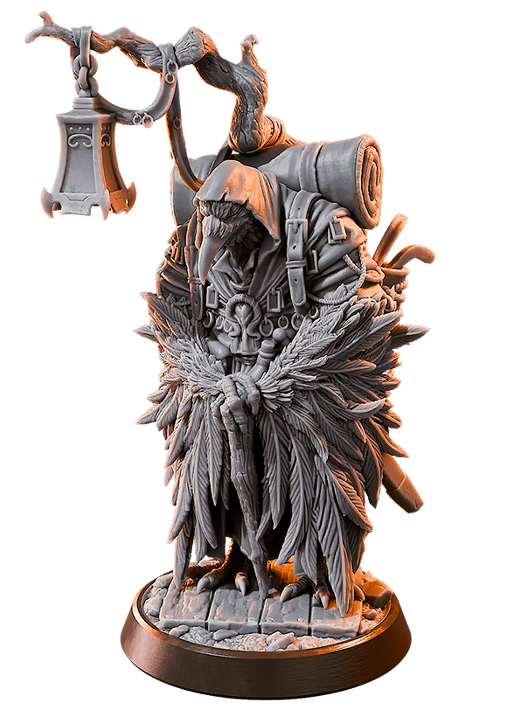 Miniatura 32 mm hombre cuervo 1