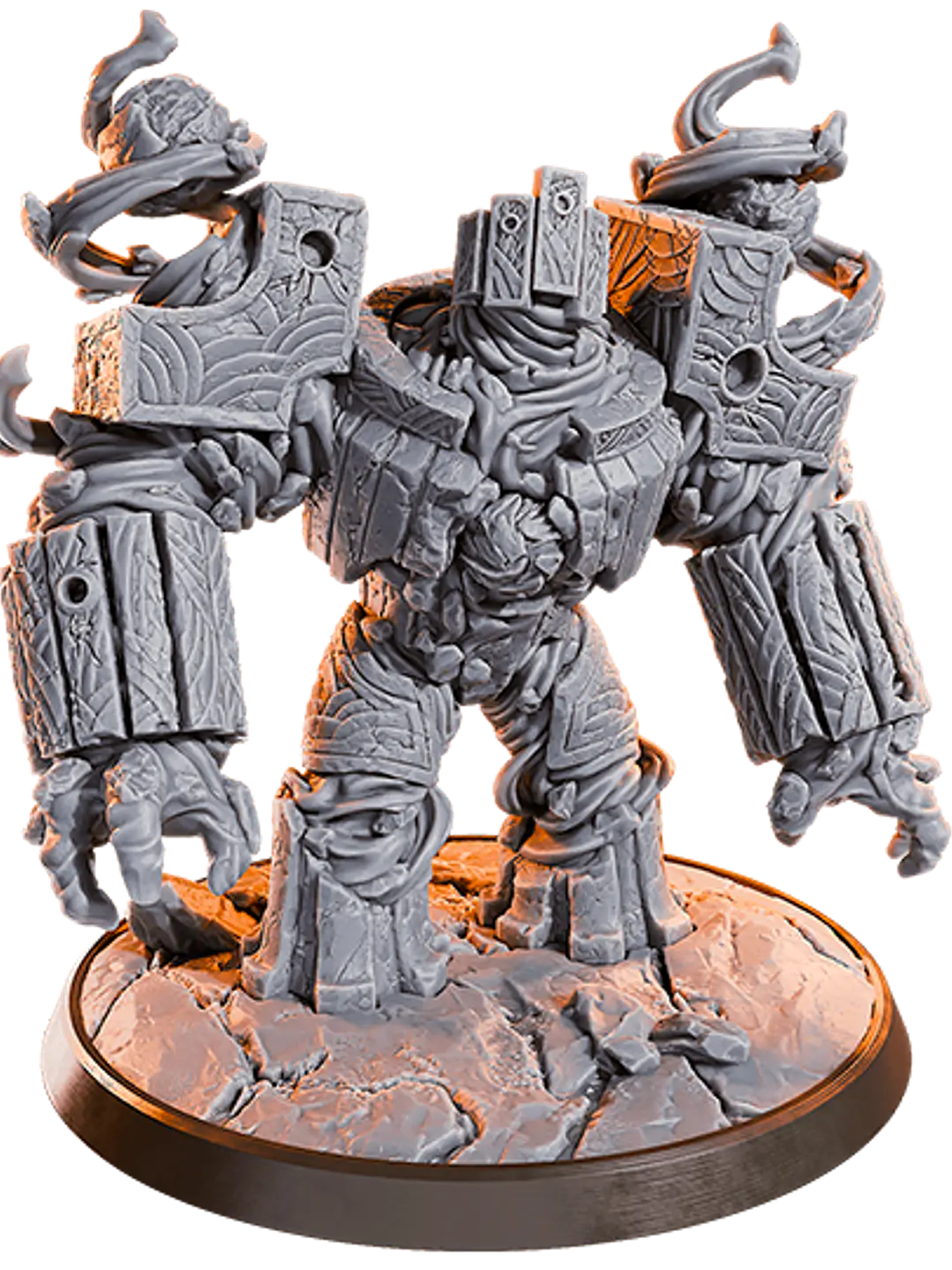 Miniatura 32 mm ser de acero y fuego (base 5 cm diámetro) 1