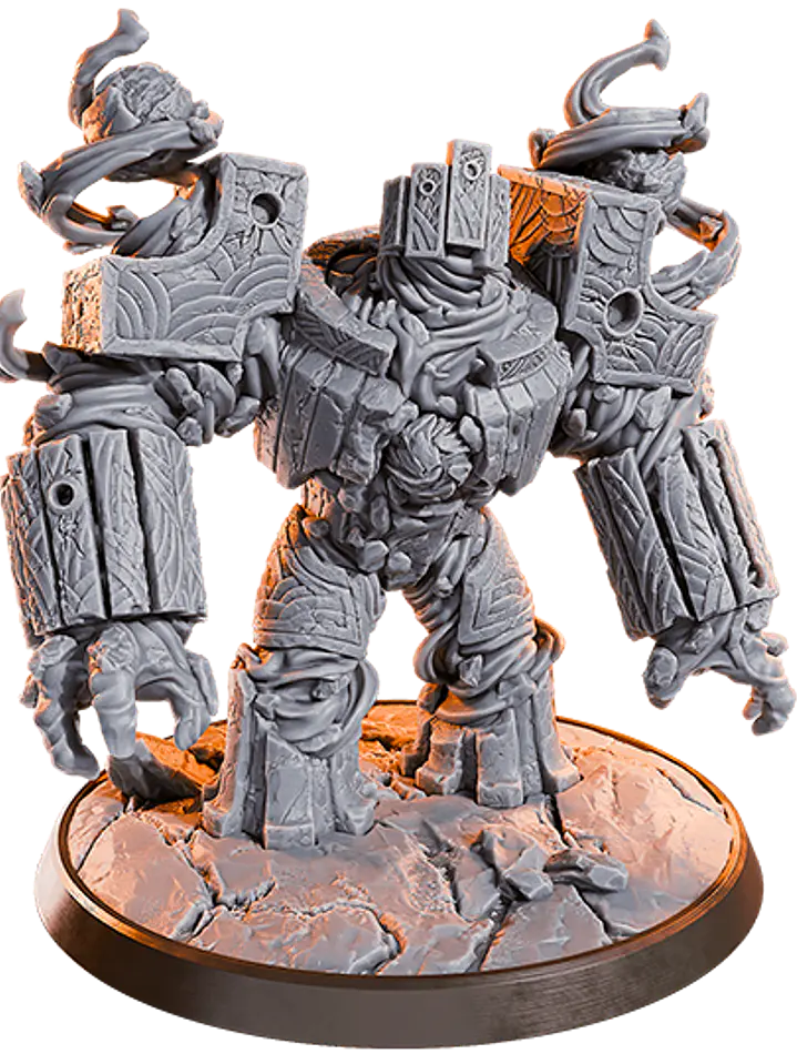 Miniatura 32 mm ser de acero y fuego (base 5 cm diámetro) 1