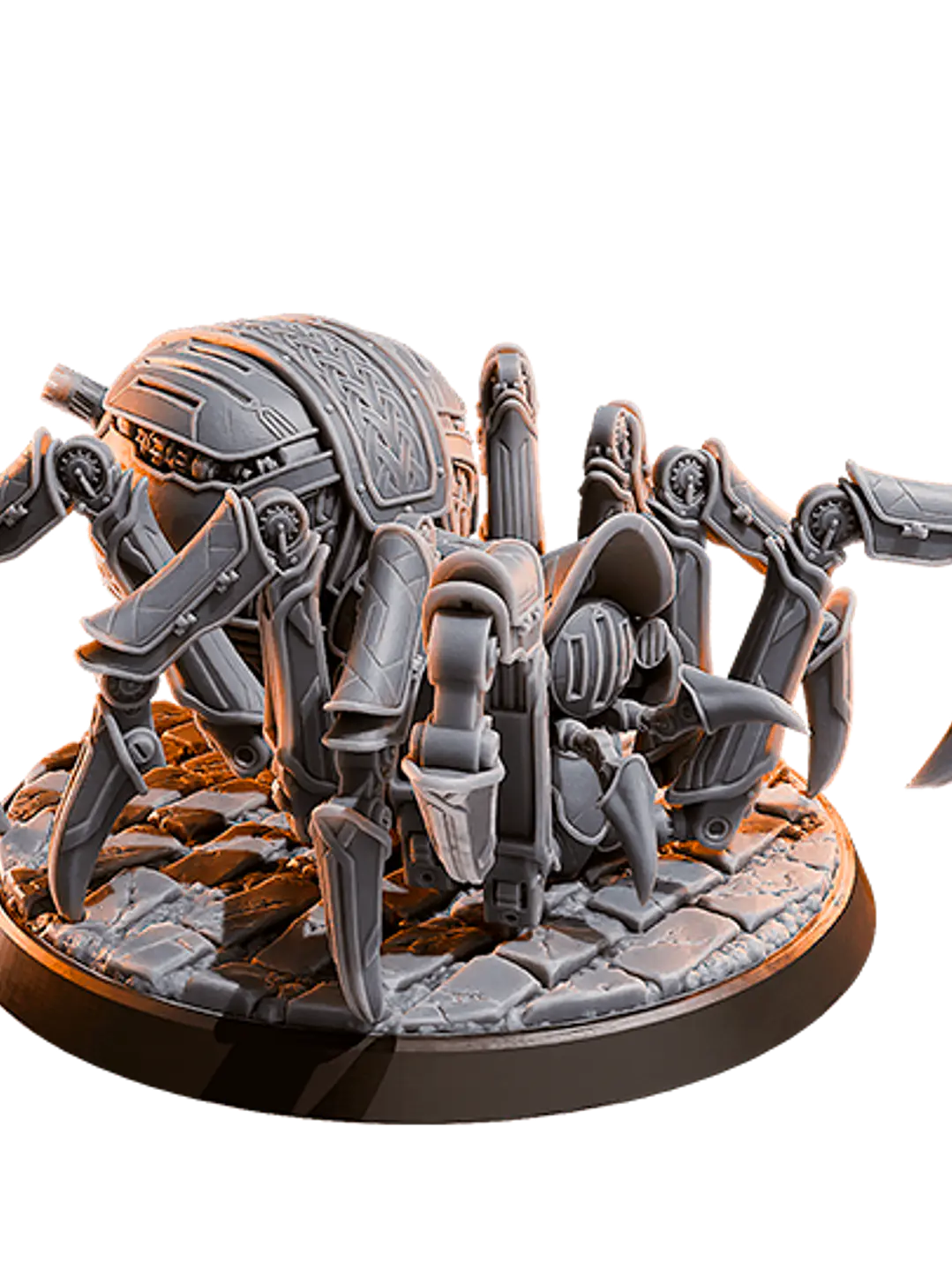 Miniatura 32 mm araña de acero (base 5 cm diámetro) 1