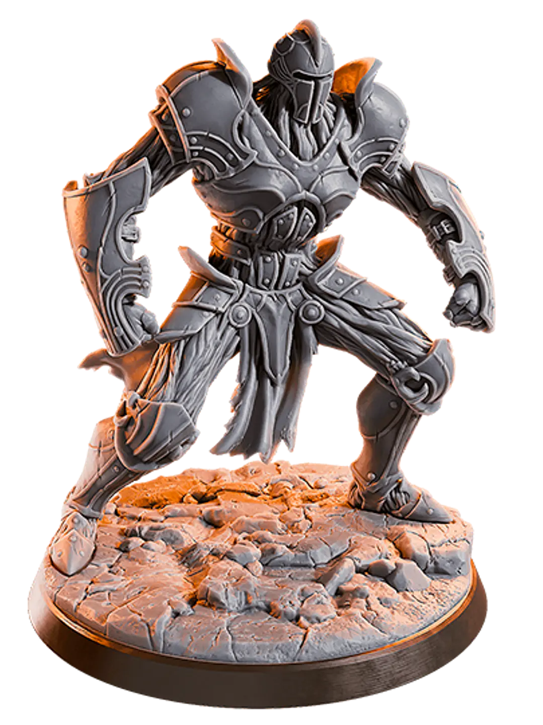 Miniatura 32 mm gigante de hierro (base 5 cm diámetro) 1