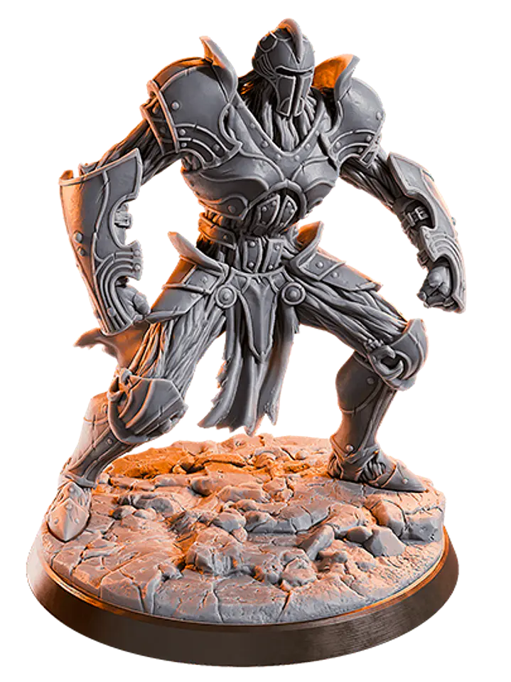 Miniatura 32 mm gigante de hierro (base 5 cm diámetro) 1