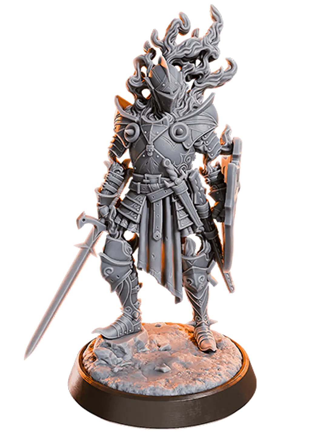 Miniatura 32 mm caballero de fuego 1