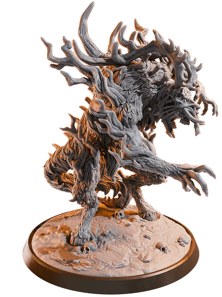 Miniatura 32 mm monstruo de los hielos (base 5 cm diámetro) 1